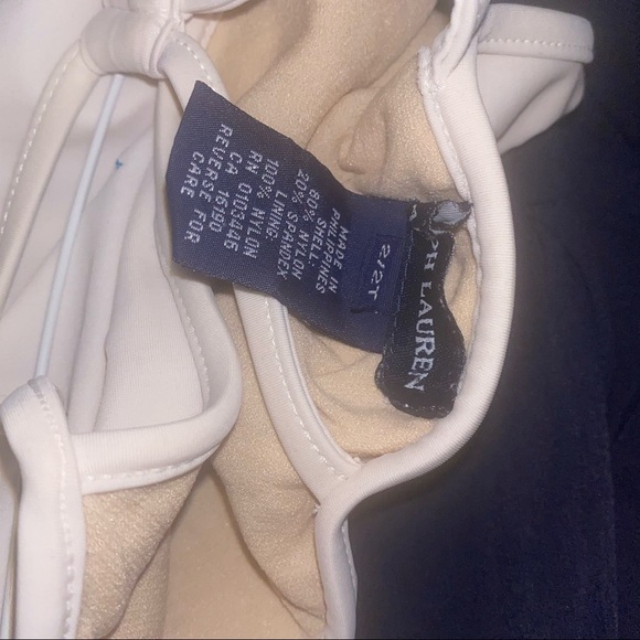 Girls Ralph Lauren polo pony all over 1 piece swimsuit bathing suit size 2T - Picture 3 of 4